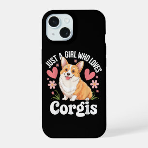Nur ein Mädchen, das Corgis liebt iPhone 15 Hülle