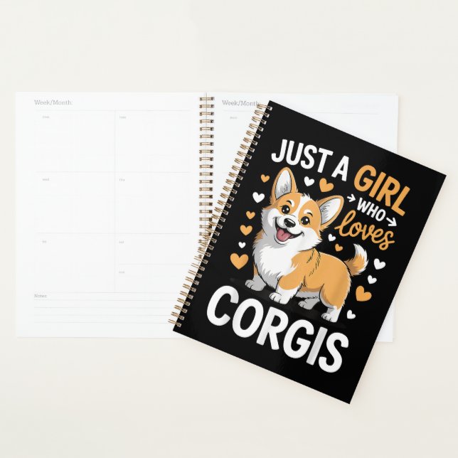 Nur ein Mädchen, das Corgis liebt Planer (Anzeige)