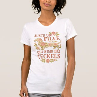 Nur ein Mädchen das Dachshunde liebt T-Shirt
