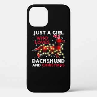 Nur ein Mädchen, das Dackel und Weihnachten Liebe Case-Mate iPhone Hülle