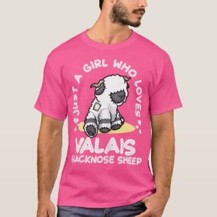 Nur ein Mädchen, das das Wallis Blanche Liebe T-Shirt