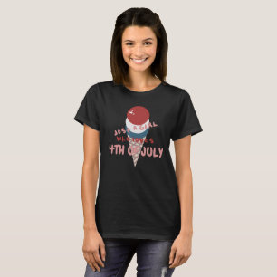 Nur ein Mädchen, das den 4. Juli liebt T-Shirt