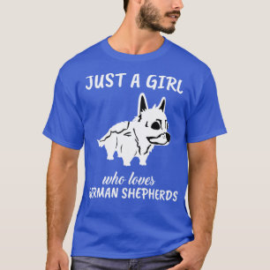 Nur ein Mädchen, das deutsche Hirten Liebe 1 T-Shirt