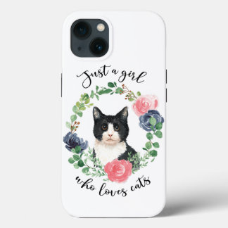 Nur ein Mädchen, das die blaue Blume Liebe Case-Mate iPhone Hülle