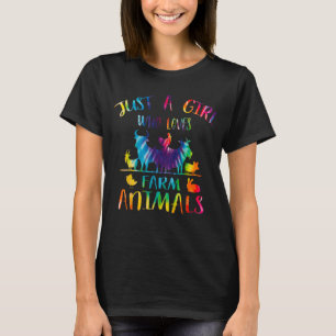 Nur ein Mädchen, das die Gefärbte Krawatte von Tie T-Shirt