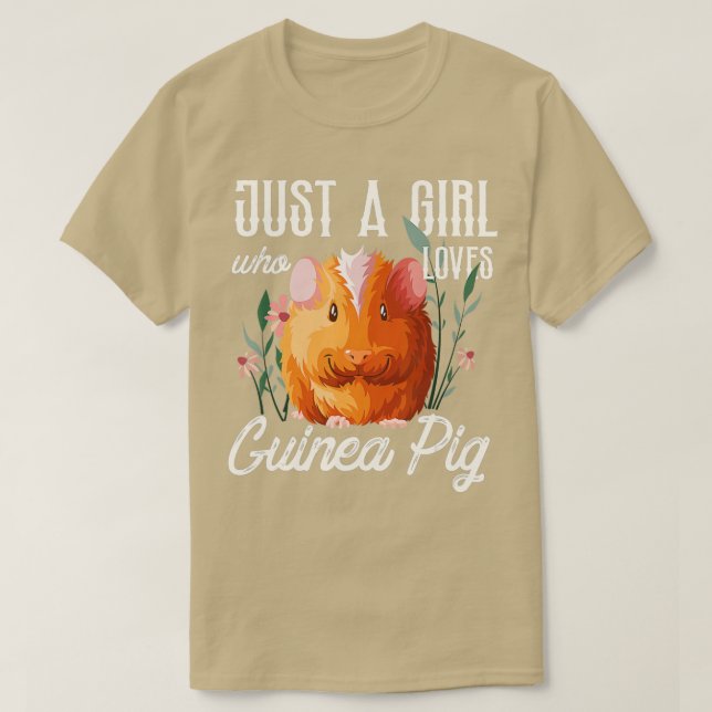 Nur ein Mädchen, das die Guinea Liebe - 1 T-Shirt (Design vorne)