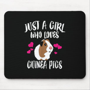 Nur ein Mädchen, das die Guinea Liebe, schweine Gu Mousepad