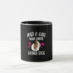 Nur ein Mädchen, das die Guinea Liebe, schweine Gu Tasse
