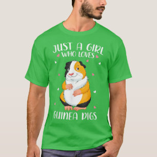 Nur ein Mädchen, das die Guinea Liebe, schwindet f T-Shirt