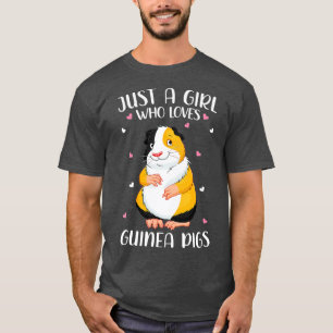 Nur ein Mädchen, das die Guinea Liebe, schwindet f T-Shirt