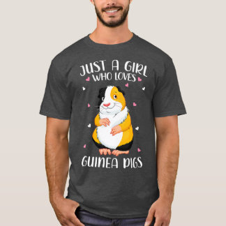 Nur ein Mädchen, das die Guinea Liebe, schwindet f T-Shirt