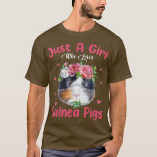 Nur ein Mädchen, das die Guinea Liebe schwingt, Ma T-Shirt