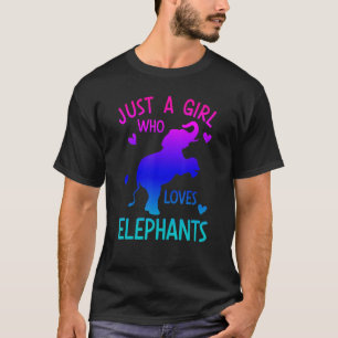 NUR EIN MÄDCHEN, DAS DIE LIEBE HAT, Elephanten Gra T-Shirt