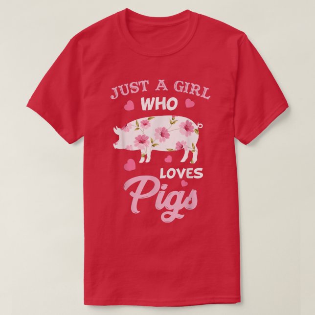 Nur ein Mädchen, das die Liebe schwingt 3457 T-Shirt (Design vorne)