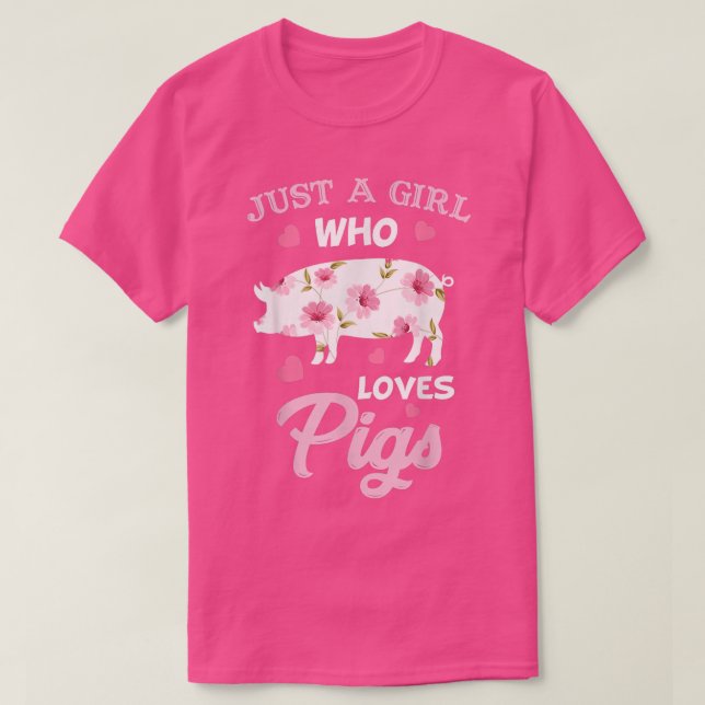 Nur ein Mädchen, das die Liebe schwingt, schwingt  T-Shirt (Design vorne)