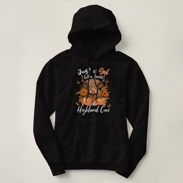 Nur ein Mädchen, das die Lieben fallen und eine Ho Hoodie (Design vorne)