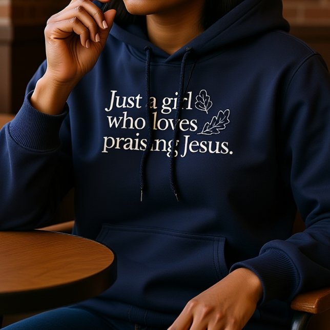 Nur ein Mädchen, das die Lieben, Jesus Fall Glaube Hoodie (Von Creator hochgeladen)
