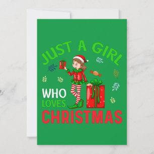 "NUR EIN MÄDCHEN, DAS DIE LIEBEN WEIHNACHTEN HAT" EINLADUNG