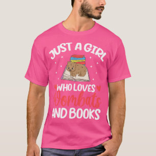 Nur ein Mädchen, das die Lieben Wombat Lover Womba T-Shirt