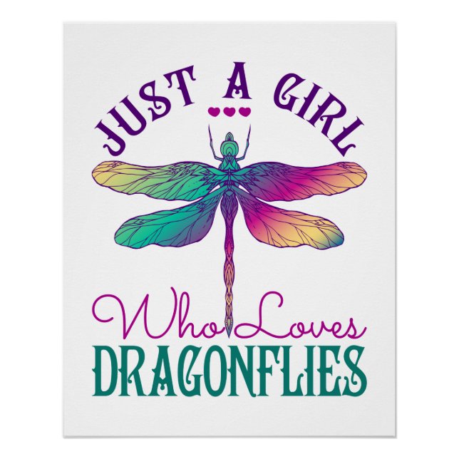 Nur ein Mädchen, das Drachenfliegen Liebe Poster (Vorderseite)