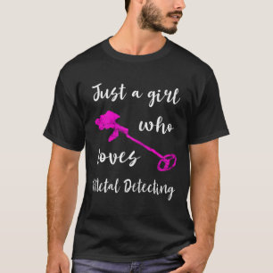 Nur ein Mädchen, das eine Metalldetektorschleuse L T-Shirt