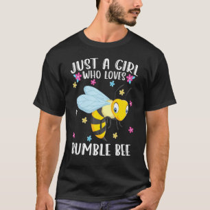 Nur ein Mädchen, das eine Niedliche Biene Liebe T-Shirt