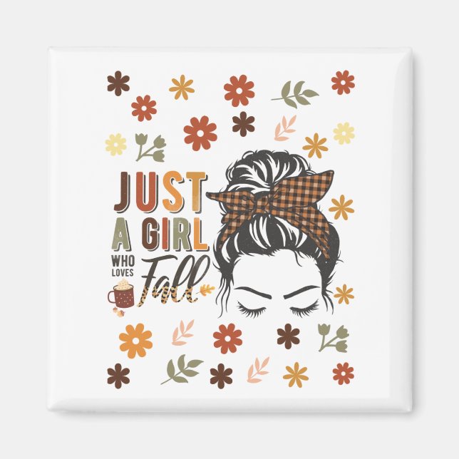 Nur ein Mädchen, das einen Fall Liebe Magnet (Vorne)