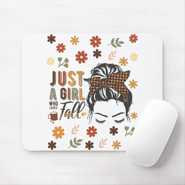 Nur ein Mädchen, das einen Fall Liebe Mousepad (Mit Mouse)