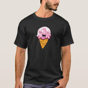 Nur ein Mädchen, das Eiscreme Liebe T-Shirt