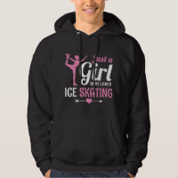 Nur ein Mädchen das Eiskunstlauf liebt Schlittschu