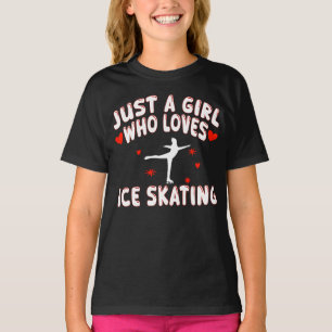 Nur ein Mädchen, das Eiskunstlaufen liebt T-Shirt
