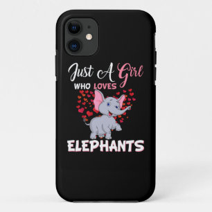 Nur ein Mädchen, das Elefanten Liebe Case-Mate iPhone Hülle