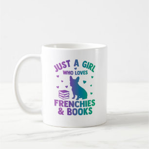 Nur ein Mädchen, das Franzosen und Bücher liebt Kaffeetasse