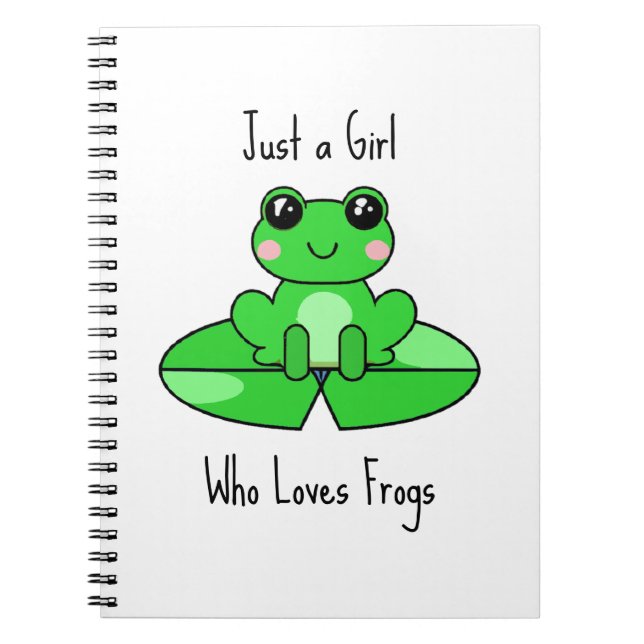 Nur ein Mädchen, das Freunde Liebe Notizblock (Vorderseite)