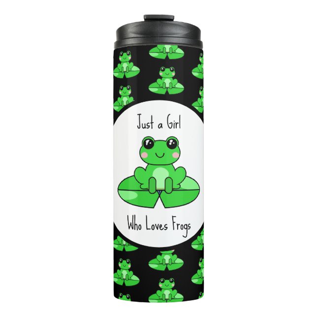 Nur ein Mädchen, das Freunde Liebe Thermosbecher (Vorderseite)