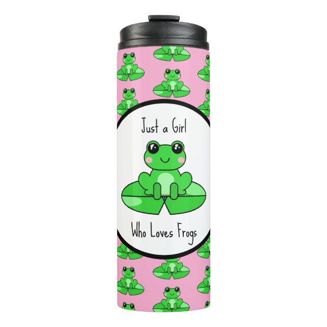 Nur ein Mädchen, das Freunde Liebe Thermosbecher (Vorderseite)