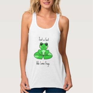 Nur ein Mädchen, das Freunde liebt Tank Top
