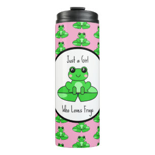 Nur ein Mädchen, das Freunde liebt Thermosbecher