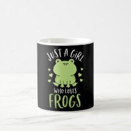 Nur ein Mädchen, das Frosch Niedliche Froschschenk Kaffeetasse