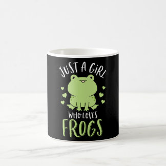 Nur ein Mädchen, das Frosch Niedliche Froschschenk Kaffeetasse