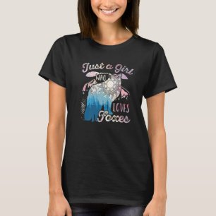 Nur ein Mädchen, das Füchse Lieben 1 T-Shirt