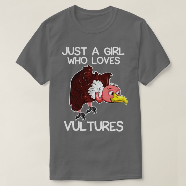 Nur ein Mädchen, das Geier Liebe T-Shirt (Design vorne)