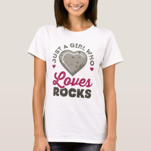 Nur ein Mädchen, das Geologie-Geologe Liebe hat T-Shirt
