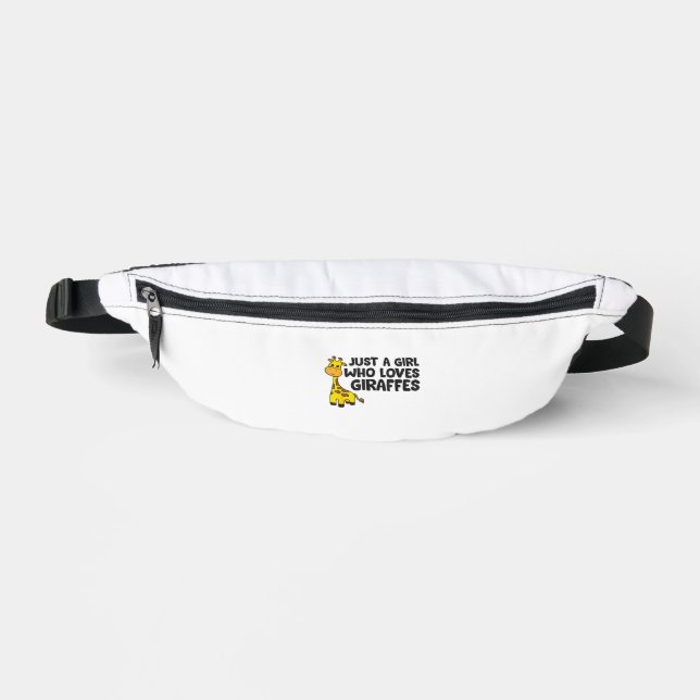 Nur ein Mädchen, das Giraffen Liebe _2 Bauchtasche (Vorderseite)