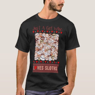 Nur ein Mädchen, das glatt Lieben, rosa Nahtloses T-Shirt