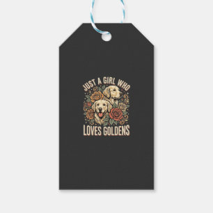 Nur ein Mädchen, das Goldens liebt Geschenkanhänger