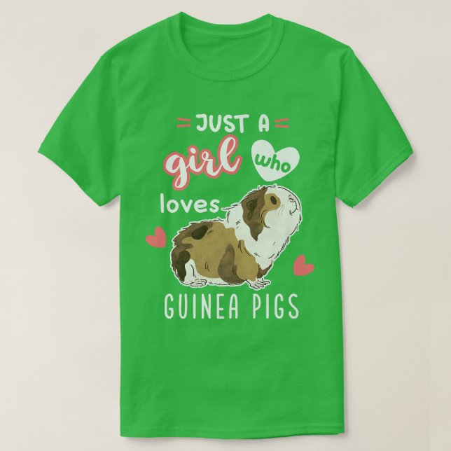 Nur ein Mädchen, das Guinea Liebe857 T-Shirt (Design vorne)