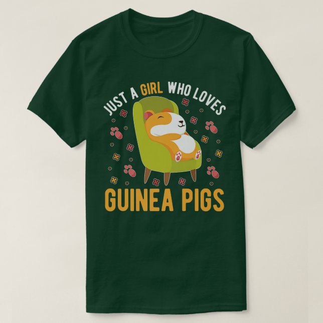 Nur ein Mädchen, das Guinea Liebe863 T-Shirt (Design vorne)