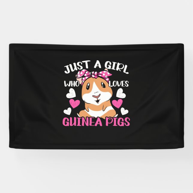 Nur ein Mädchen, das Guinea Liebe Banner (Horizontal)