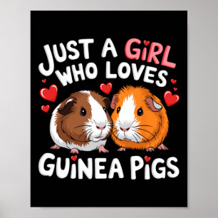 Nur ein Mädchen, das Guinea Liebe, schweine Niedli Poster